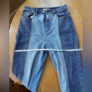 PacSun color block 90s jeans
